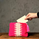 Hot Pink Toiletries Bag - Peacock Life by Shabnam Gupta